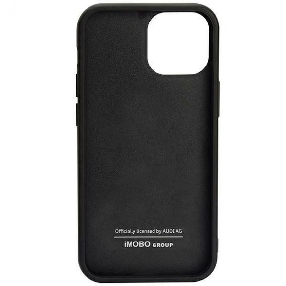 Audi Carbon Fiber iPhone 14 Pro 6.1 negru / negru hard Husă AU-TPUPCIP14P-R8/D2-BK"