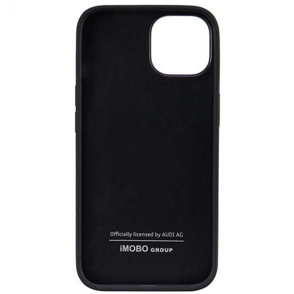 Husă rigidă Audi din piele sintetică iPhone 14 / 15 / 13 6.1" czarny/negru AU-TPUPCIP14-TT/D1-BK