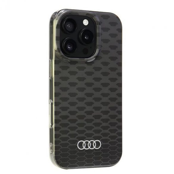 Audi AU-IMLMIP16P-Q5/D3-BK Carcasă MagSafe IML Stitching Pattern pentru iPhone 16 Pro - negru