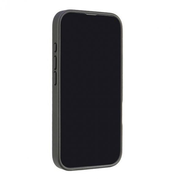 Audi AUS-TPUPCIP16-R8/D1-BK Carcasă rigidă cu dungi din fibră de carbon pentru iPhone 16 - negru