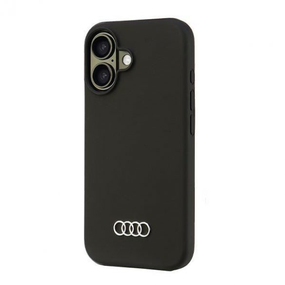 Audi AU-LSRIP16-Q3/D1-BK Carcasă tare din silicon pentru iPhone 16 - negru