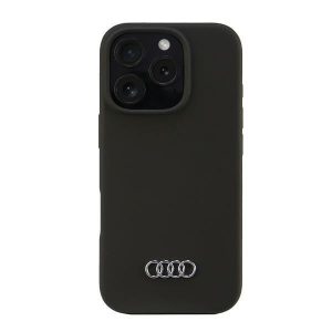 Audi AU-LSRIP16P-Q3/D1-BK Carcasă tare din silicon pentru iPhone 16 Pro - negru