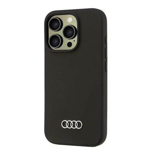 Audi AU-LSRIP16P-Q3/D1-BK Carcasă tare din silicon pentru iPhone 16 Pro - negru