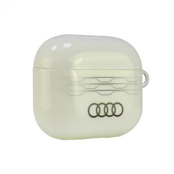 Audi AU-IMLAP3-A6/D3-WE IML Geometric Pattern carcasă AirPods 3 - alb