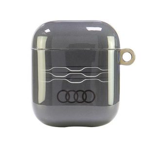 Audi AU-IMLAP-A6/D3-GY IML Geometric Pattern carcasă AirPods 1 - gri