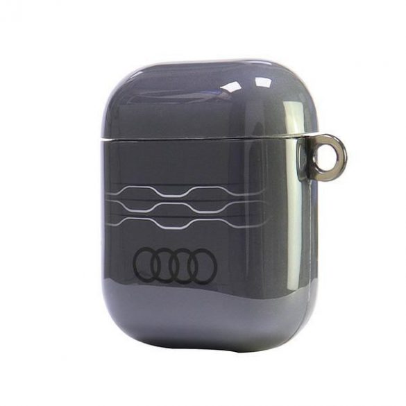 Audi AU-IMLAP-A6/D3-GY IML Geometric Pattern carcasă AirPods 1 - gri