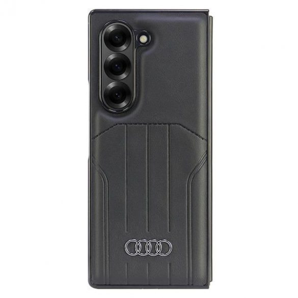 Audi AU-TPUPCMFold6-Q5/D1-BK Husă din piele sintetică MagSafe pentru Samsung Galaxy Z Fold6 F956 - negru