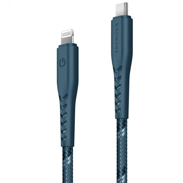 Cablu ENERGEA Nyloflex USB-C - Lightning C94 MFI 1,5 m niebieski/albastru