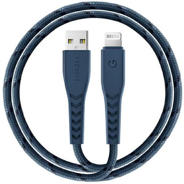 ENERGEA kabel Nyloflex USB - Lightning Charge and Sync C89 MFI 1,5 m niebieski/albastru