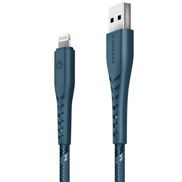 ENERGEA kabel Nyloflex USB - Lightning Charge and Sync C89 MFI 1,5 m niebieski/albastru