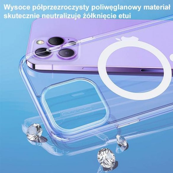 USAMS Etui Ice Magnet iPhone 14 Plus / 15 Plus 6,7" transparent IP14MBC01 (US-BH801)