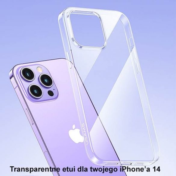 USAMS Etui iPhone primar 14 Plus / 15 Plus 6,7" transparent IP14MYS01 (US-BH797)