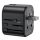 USAMS Ład. siec. 2xUSB T55 12W adaptor 4w1 US/AU/EU/UK czarny/negru CC173TC01 (US-CC173) Încărcător de călătorie Univesal