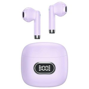 USAMS Słuchawki Bluetooth 5.3 TWS IA II series bezprzewodowe purpurowy/purple BHUIAII03 (USAMS-IAII15)