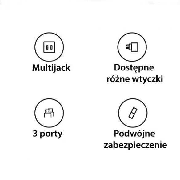 USAMS Ład. siec. 2xUSB T59 20W adaptor 4w1 US/AU/EU/UK czarny/negru CC179TC01 (US-CC179) Încărcător de călătorie Univesal