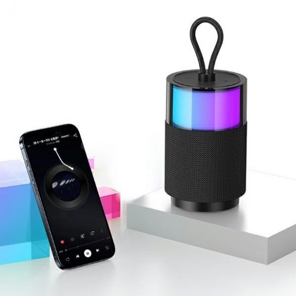 USAMS Głośnik Seria Bluetooth 5.3 YIN czarny/negru YX12YX01 (US-YX012)