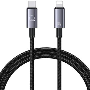 USAMS Kabel USB-C cu Lightning 30W 1,2m Încărcare rapidă stalowy/tarnish SJ662USB01 (US-SJ662)