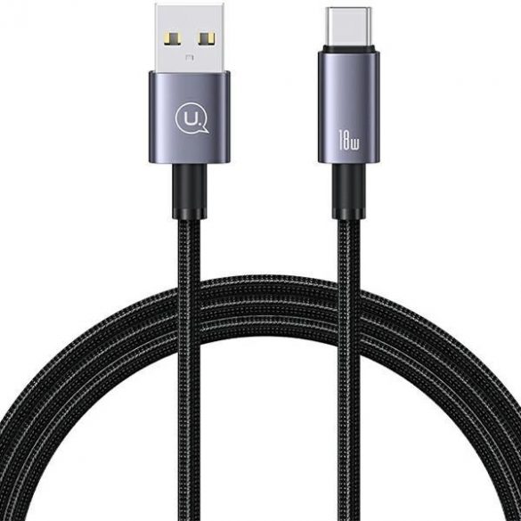 USAMS Kabel USB și USB-C 3A 1,2m Încărcare rapidă stăpână/degradată SJ663USB01 (US-SJ663)