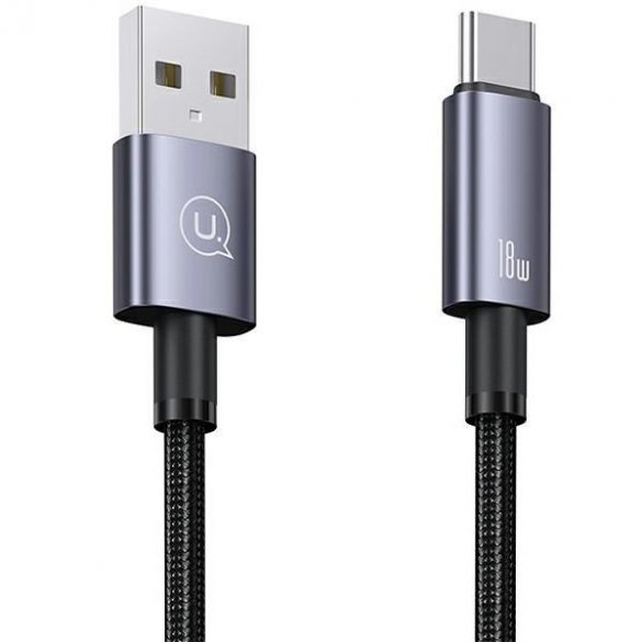 USAMS Kabel USB și USB-C 3A 1,2m Încărcare rapidă stăpână/degradată SJ663USB01 (US-SJ663)