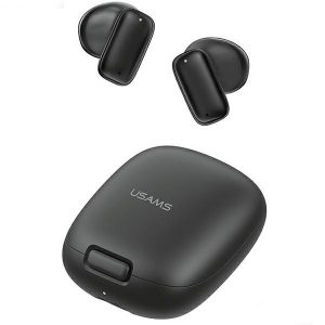 USAMS Słuchawki Bluetooth 5.3 TWS ID Series bezprzewodowe czarny/negru BHUID01 (ID25)