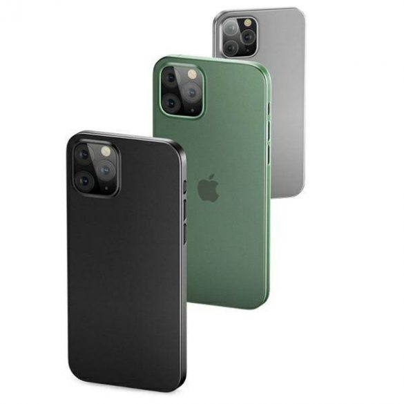 Carcasa USAMS Etui Gentle iPhone 12 mini 5,4" zielony/verde transparent IP12QR03 (US-BH608)