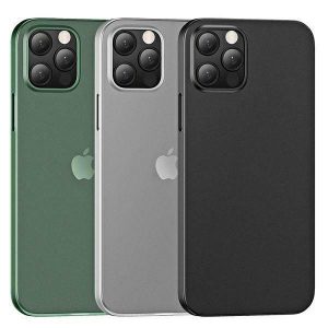 Carcasă USAMS Etui Gentle iPhone 12 Pro Max 6,7" czarny/negru IP12PMQR01 (US-BH610)