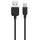 USAMS Kabel U-Turn microUSB 1m czarny/negru 2A MICUSBXD01 (US-SJ098)