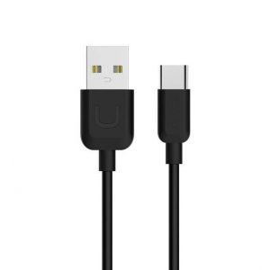 USAMS Kabel U-Turn USB-C 1m czarny/negru 2A TCSBXD01 (US-SJ099)