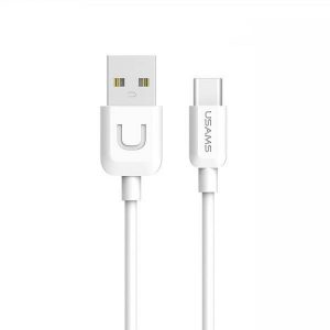 USAMS Kabel U-Turn USB-C 1m biał/alb 2A TCUSBXD02 (US-SJ099)