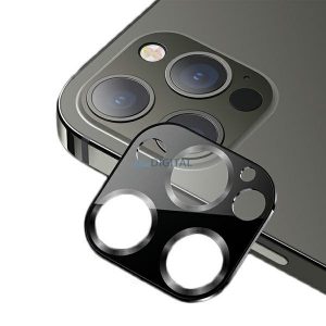 Obiectivul aparatului foto USAMS Sticla iPhone 12 Pro metal czarny/negru BH704JTT02 (US-BH704)