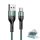 USAMS Kabel pleciony U55 2A USB-C 1szt. set U55 zielony/verde 1m SJ449USBSG02 (US-SJ449)