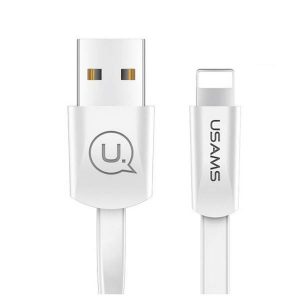 USAMS Kabel plaski U2 Lightning 1,2m biał/alb SJ199IP02 iPhone 5/6/7/8/X (US-SJ199)