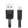 USAMS Kabel plaski U2 microUSB 1,2m czarny/negru SJ201MIC01 (US-SJ201)