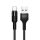 USAMS Kabel pleciony U5 2A USB-C czarny /negru 1,2m SJ221TC01 (US-SJ221)