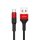 USAMS Kabel pleciony U5 2A micro USB czerwony/roșu 1,2m SJ224USB02 (US-SJ224)