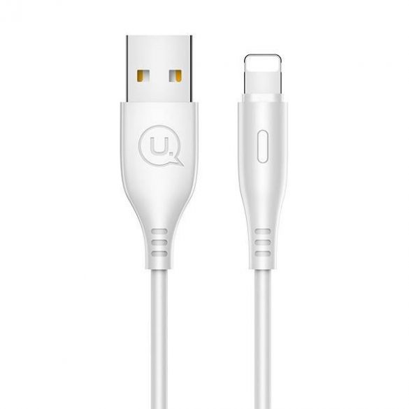 USAMS Kabel U18 lightning 2A Fast Charge 1m biały/alb SJ266USB02 (US-SJ266)