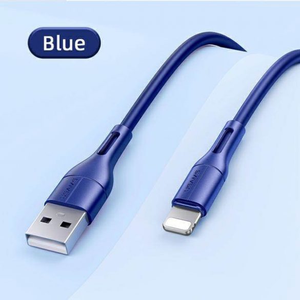 USAMS Kabel U68 lightning 2A Fast Charge 1m niebieski/albastru SJ500USB03 (US-SJ500)