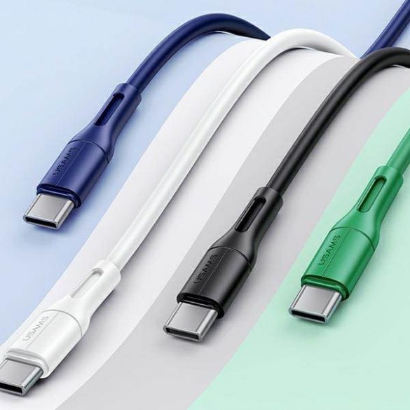 USAMS Kabel U68 USB-C 2A Încărcare rapidă 1m biał/alb SJ501USB02 (US-SJ501)