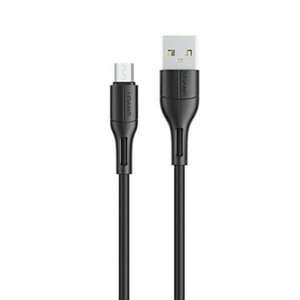 USAMS Kabel U68 microUSB 2A Fast Charge 1m czarny/negru SJ502USB01 (US-SJ502)