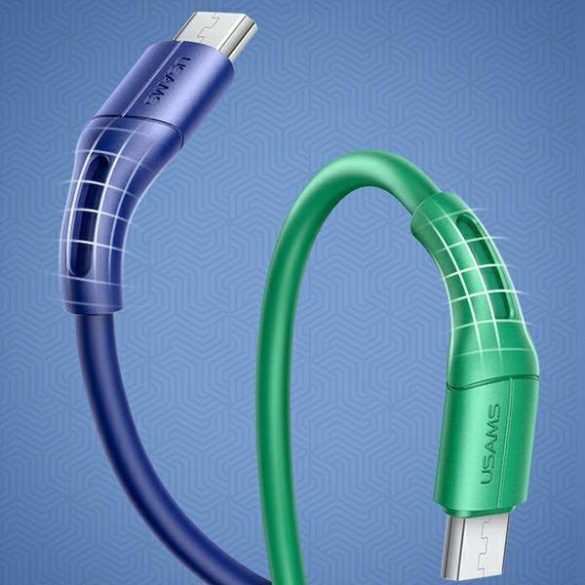 USAMS Kabel U68 microUSB 2A Fast Charge 1m biał/alb SJ502USB02 (US-SJ502)