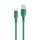 USAMS Kabel U68 microUSB 2A Fast Charge 1m zielony/verde SJ502USB04 (US-SJ502)