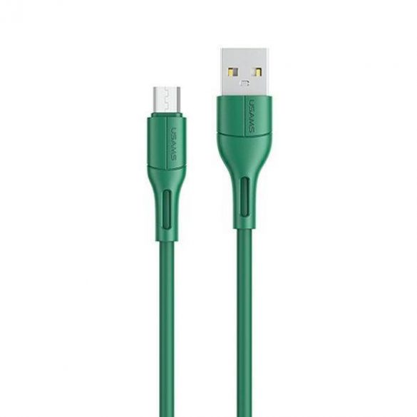 USAMS Kabel U68 microUSB 2A Fast Charge 1m zielony/verde SJ502USB04 (US-SJ502)