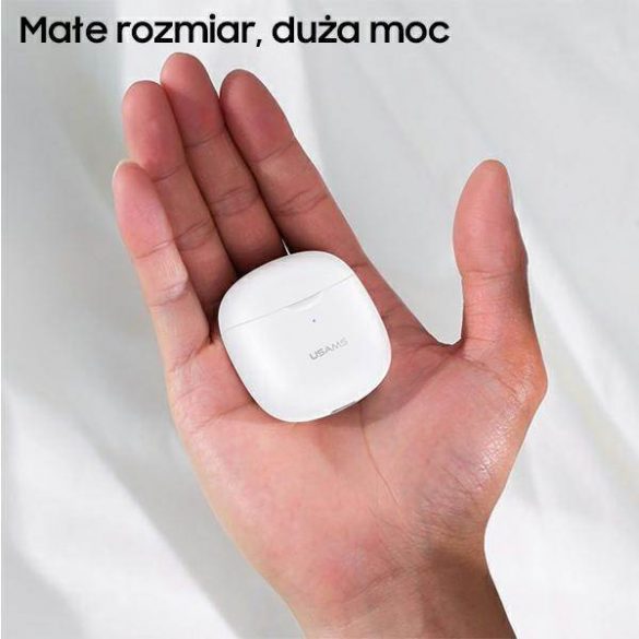 USAMS Słuchawki Bluetooth 5.0 TWS IA series bezprzewodowe czarny/negru BHUIA01 (US-IA04)