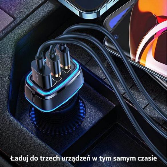 USAMS Ład. sam. 2xUSB-C+1xUSB C24 105W Fast Charge bial/alb CC141TC02 (US-CC141)