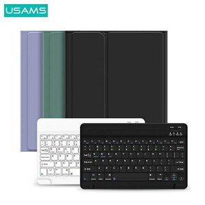 USAMS Husă Winro cu tastatură iPad 9.7” violetHusă-tastatură albă/Husă-alb tastatură IPO97YRXX03 (US-BH642) Husă