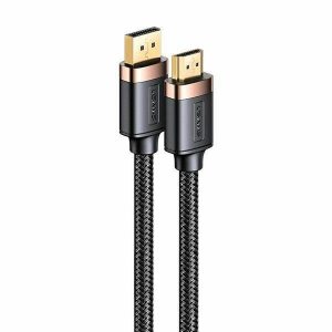 USAMS Kabel DP - HDMI U74 2,0 ​​m negru/negru 4K HD SJ530HD01 (US-SJ530)