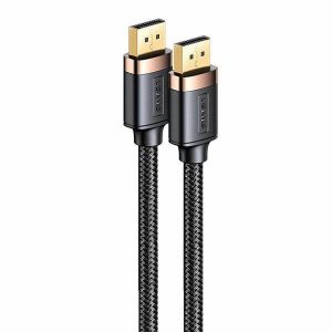 USAMS Kabel DP - DP U74 2,0 ​​m czarny/negru 4K HD SJ531HD01 (US-SJ531)