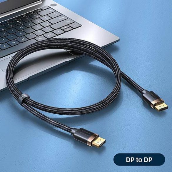 USAMS Kabel DP - DP U74 2,0 ​​m czarny/negru 4K HD SJ531HD01 (US-SJ531)