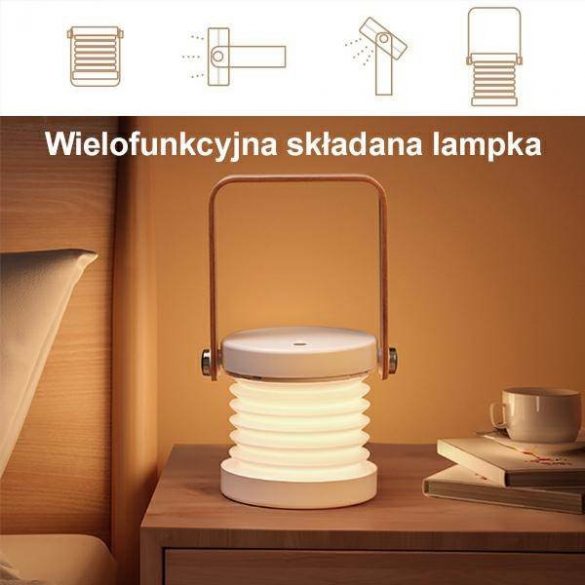 USAMS Wielofunkcyjna nocna lampka LED biały/alb ZB249YH01 (US-ZB249)