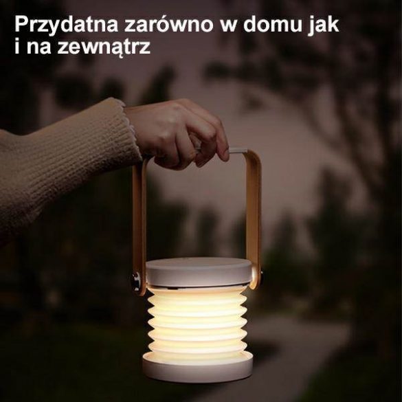 USAMS Wielofunkcyjna nocna lampka LED biały/alb ZB249YH01 (US-ZB249)